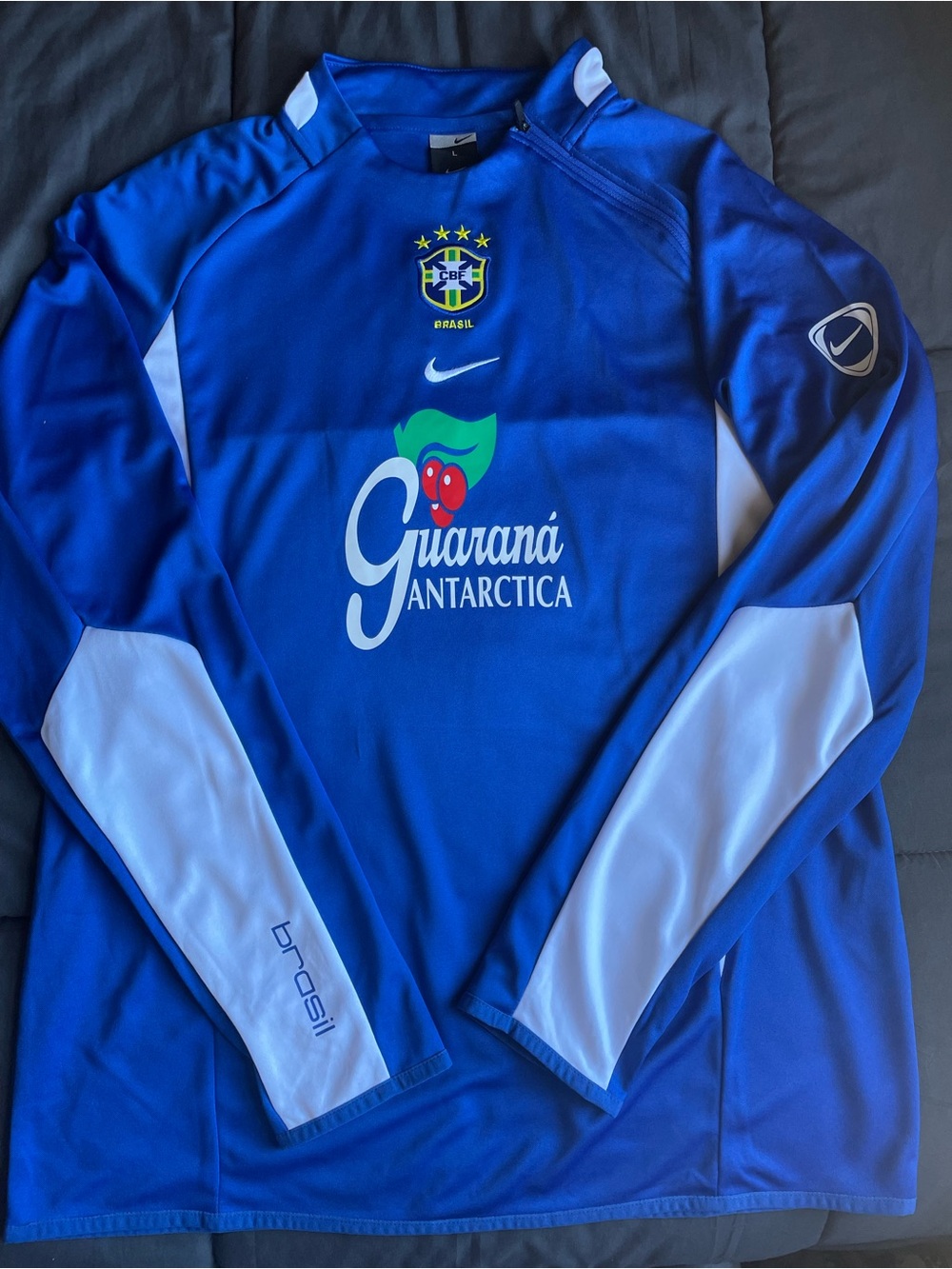 Brand New Retro Brasil 🇧🇷 2002 World Cup Training Jacket Size L/XL